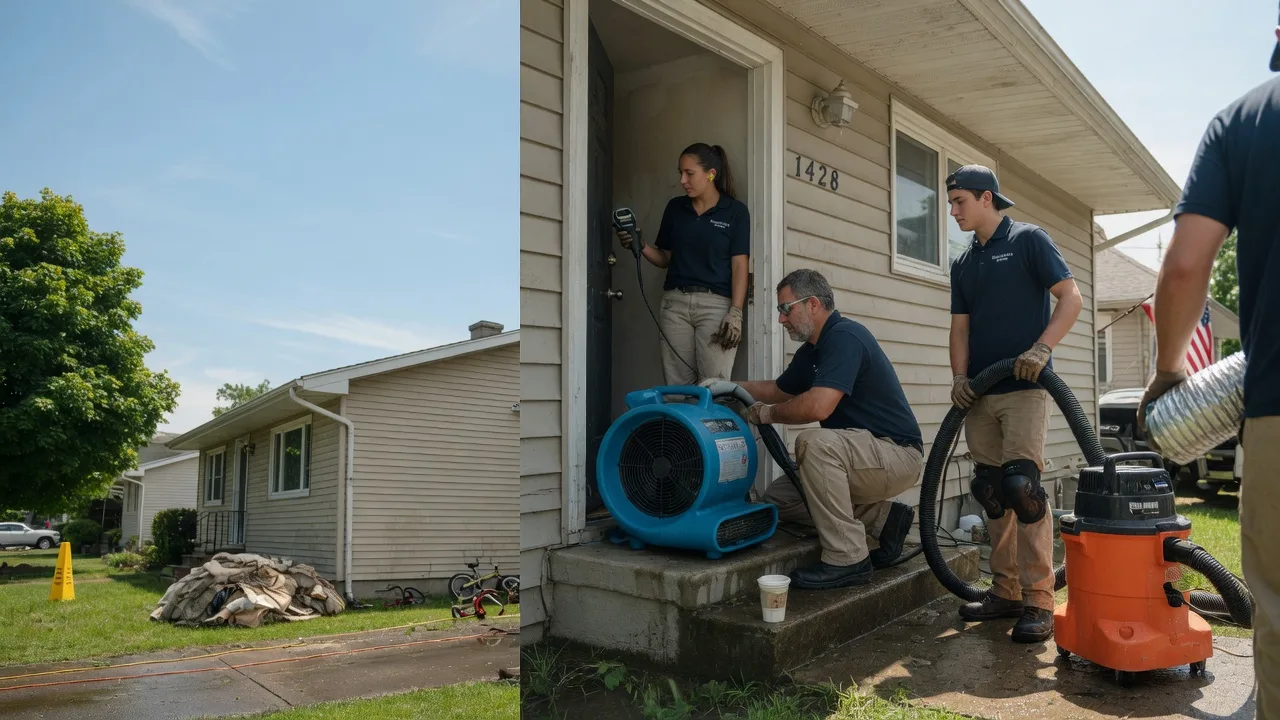 Water Damage Restoration in Claremont, IL near me